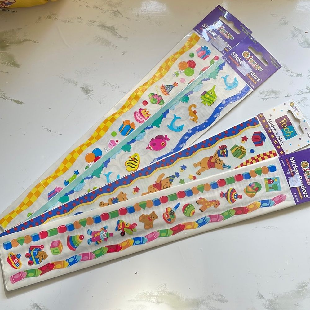 Vintage Sandylion Sticker Border LOT!